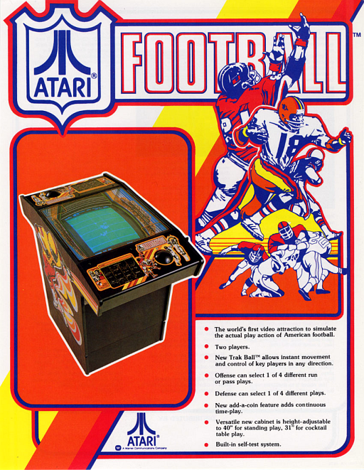 Atari Football (revision 1) Game Cover